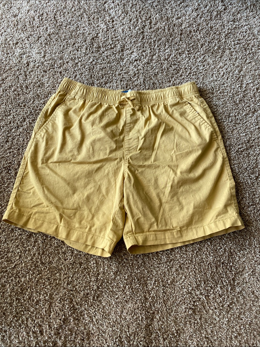 Old Navy Mustard Yellow Jogger Shorts